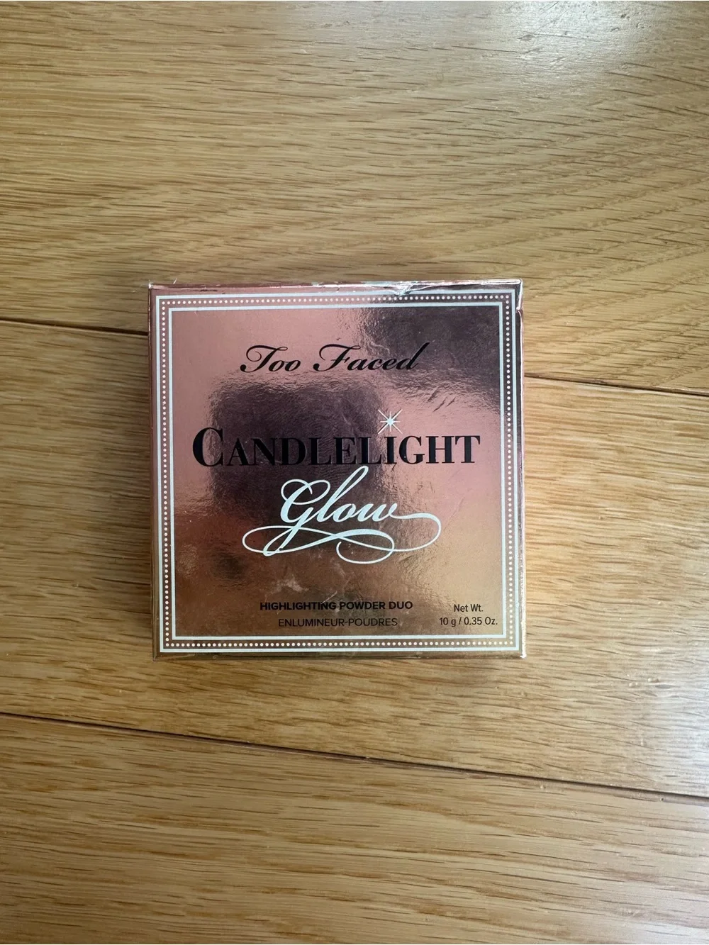 Too Faced Candlelight Glow Highlighter Duo - Champagne & Light Rose